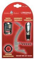 Set cavatappi tascabile con salvagoccia