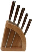 Ceppo in legno con barre d’acciaio