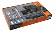 Set 24 posate interamente in acciaio inox